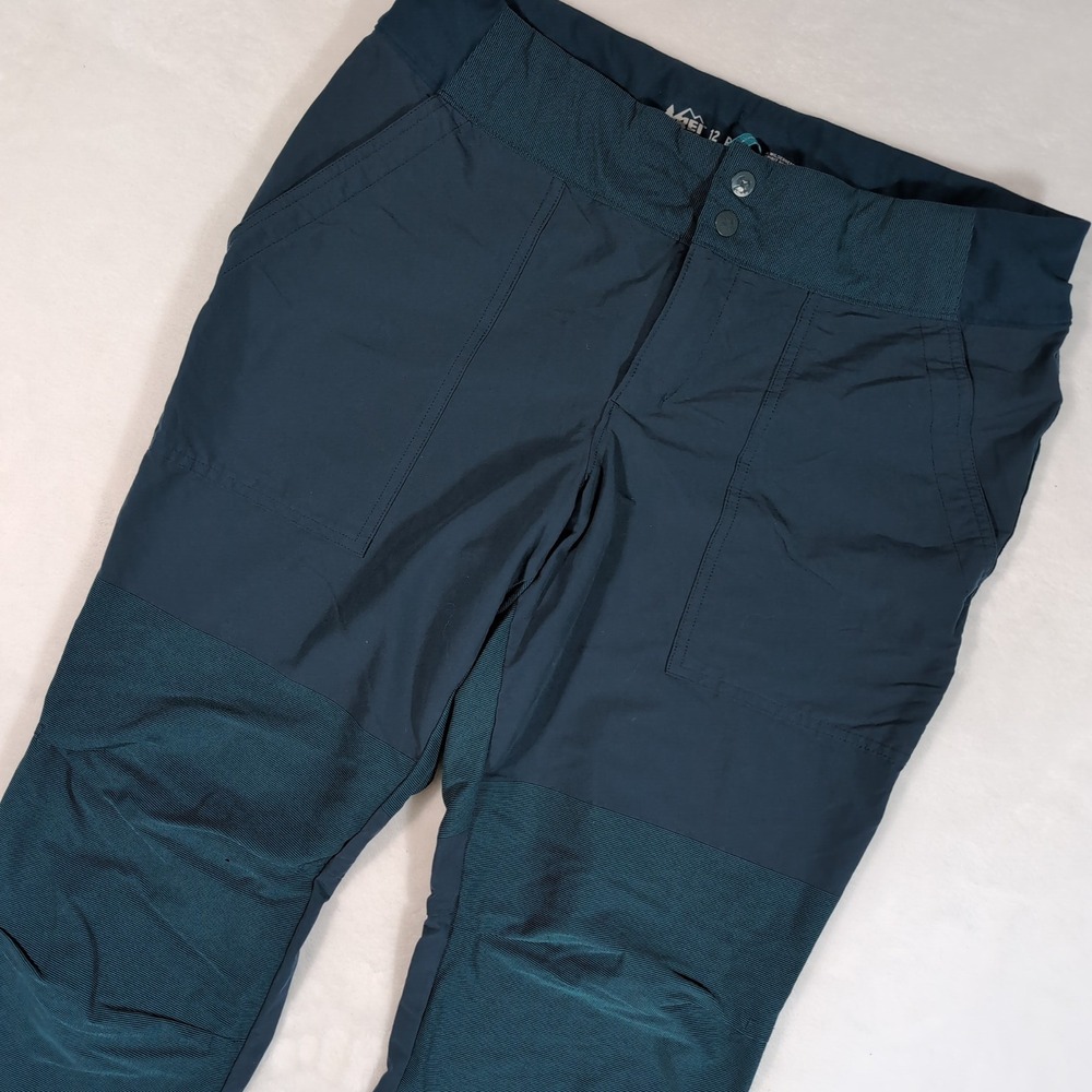 REI Co-op Women Softshell Hiking Pants 12P Reinforce Knees Seat Outdoor Gorpcore